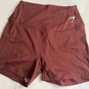 Gymshark Training Shorts in Cherry Brown in M